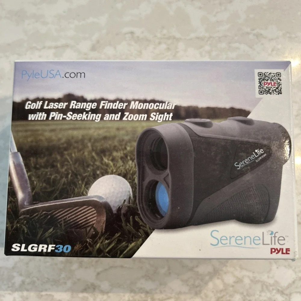 SereneLife Golf Laser Range Finder Monocular w/‎ Adjustable Pin-Seeking Zoom